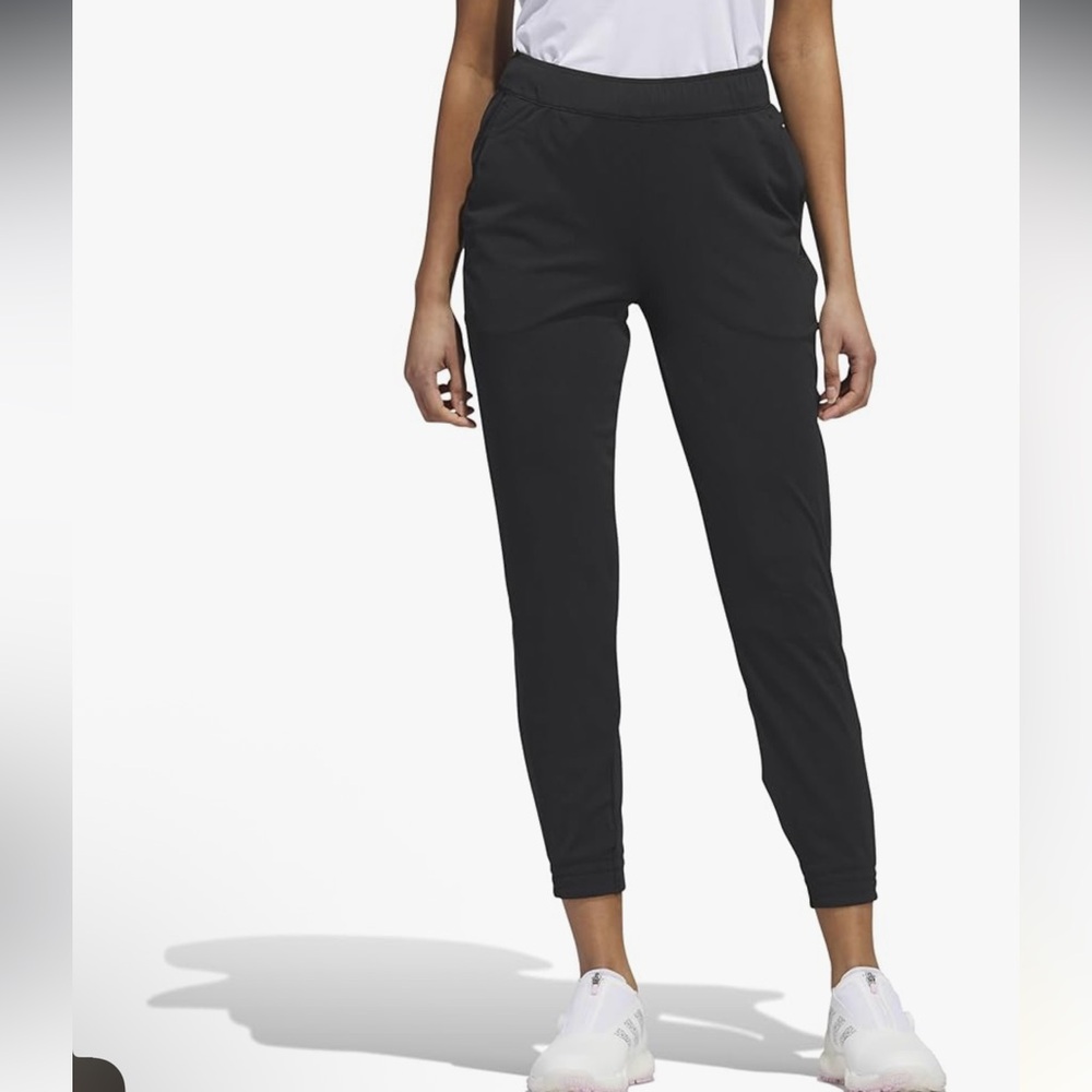 NWT - Addidas Women's Golf Black Jogger Pants